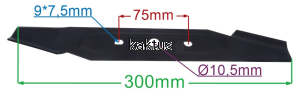 LISTWA TNĄCA 300 MM E300LI 20 ALPINA 118811090/0