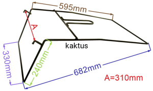 STELAŻ KOSZA LIDER HANDY FAWORYT GK48 GK53