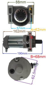 ROZRUSZNIK TRAKTORKA STIGA 118551412/0 BLOK 14Z