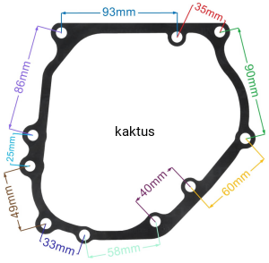 USZCZELKA MISKI OLEJOWEJ SILNIKA ZONGSHEN GB200