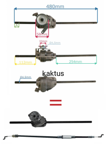PRZEKŁADNIA NAPĘDU URSUS LS48 LS53 ZESTAW NAPRAWCZ