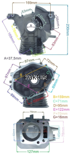 CYLINDER SILNIKA KOSIARKI 70MM