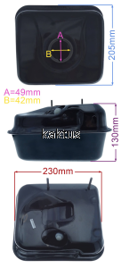 ZBIORNIK PALIWA LONCIN G160F G200F