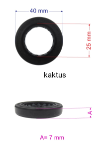 USZCZELNIACZ DOLNY 25X40X7 ZONGSHEN XP200