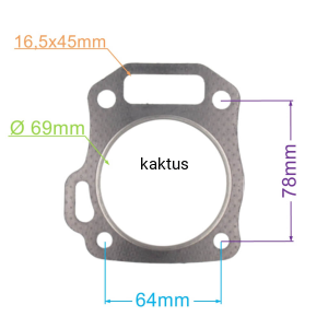 USZCZELKA GŁOWICY SILNIKA ZONGSHEN GB200