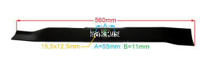 LISTWA TNĄCA 560MM NAC LS56 LS1135 NAX5000S