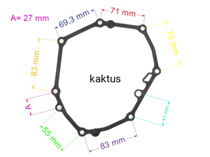 USZCZELKA MISKI OLEJOWEJ ZONGSHEN XP200