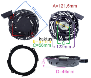 ROZRUSZNIK B&S 500E ZAMIENNIK 591977
