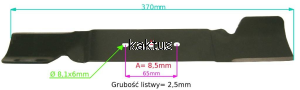 LISTWA TNĄCA 370 MM WOLF A370E