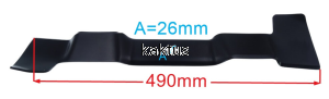 LISTWA TNĄCA 490MM MTD 742-05255 ŁOPATY MULCZUJĄCY