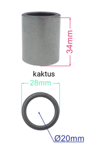 TULEJA WAŁKA NOŻA MTD 750-1000