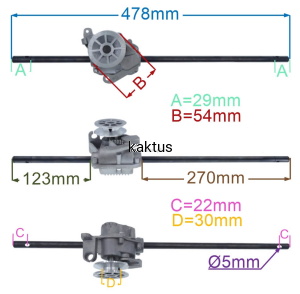 PRZEKŁADNIA NAPĘDU KOSIARKI LIDER HANDY GTL51H160N