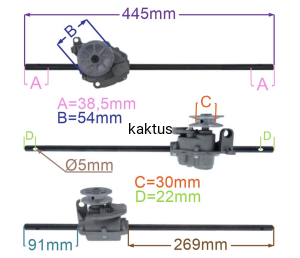 PRZEKŁADNIA NAPĘDU KOSIARKI LIDER FAWORYT GYK42