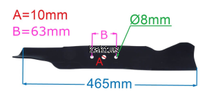 LISTWA TNĄCA 464 MM MTD 742-0496 ZAMIENNIK
