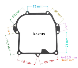 USZCZELKA MISKI OLEJOWEJ BRIGGS & STRATTON