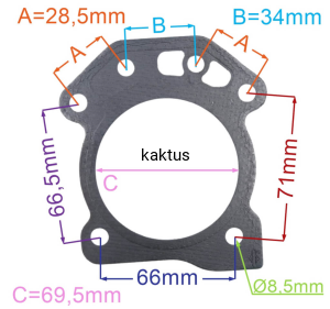 USZCZELKA GŁOWICY SILNIKA BRIGGS 592358