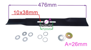 LISTWA TNĄCA 476MM UNIWERSALNA NEVADA