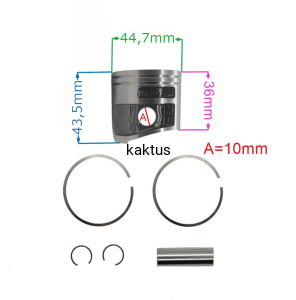 TŁOK 44,7MM AIP KPL. STIHL MS261 ZAMIENNIK