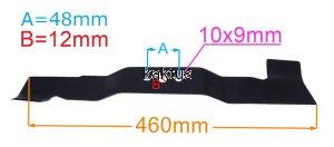 LISTWA TNĄCA 460 MM HORTMASZ NAC LIDER ŁOPATY