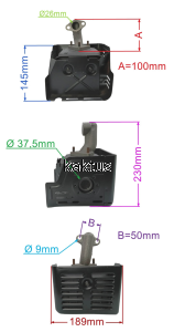 TŁUMIK SILNIKA HONDA GX 340 390