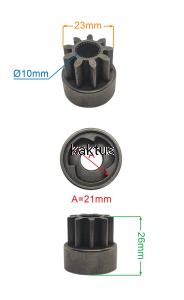 ZĘBATKA NAPĘDU KOŁA KOSIARKI NAC S510V PRAWA 9Z