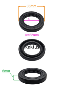 USZCZELNIACZ GÓRNY 22X35X6MM ZONGSHEN XP200
