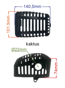 OSŁONA TŁUMIKA KOSY NAC BC580V