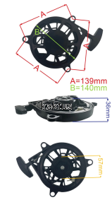 ROZRUSZNIK HONDA GCV170 GCV200 ZAMIENNIK