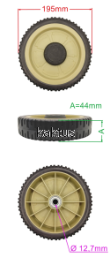 KOŁO 195MM PRZEDNIE KOSIARKI HONDA DY216