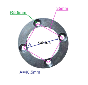 PODSTAWA MOC. SIL. NOŻA 120 300 500 1126-1303-01