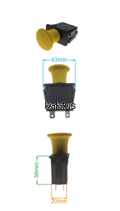 WŁĄCZNIK SPRZĘGŁA EM SD98/108 ŻÓŁTY
