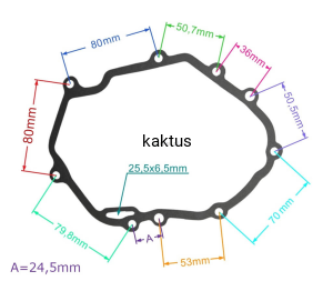 USZCZELKA MISKI OLEJOWEJ LONCIN LC1P65