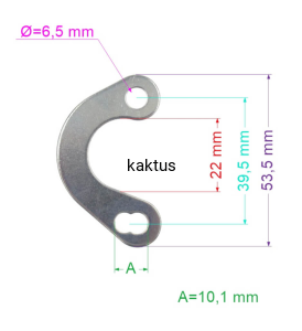 WSPORNIK OSI KÓŁ JL46/50 PRZÓD