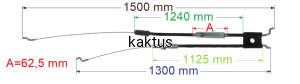 LINKA HAMULCA I NAPĘDU KOSIARKI HKS 456NL