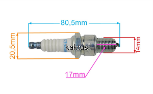 ŚWIECA ZAPŁONOWA NGK BPR6ES HONDA GCV KIPOR KAMA