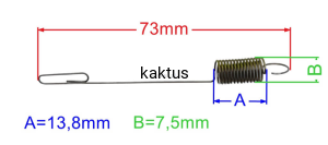 SPRĘŻYNA REGULATORA OBROTÓW BRIGGS 692433