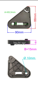 WSPORNIK KOŁA EL38/42 STIGA SZARY 322785438/0