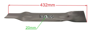 LISTWA TNĄCA 432 MM JOHN-DEERE ZAMIENNIK