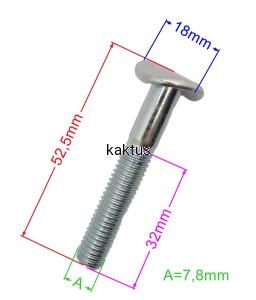 ŚRUBA UCHWYTU CEDRUS WR01 KS53H KS51P KS53S-B KS48