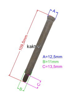ŚRUBA TŁUMIKA SILNIKA KOSIARKI BRIGGS 691416 93927