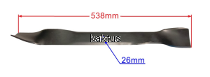 LISTWA TNĄCA 538MM MTD GOLD OPTIMA ZAMIEN. MIELĄCY