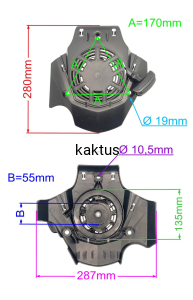 ROZRUSZNIK KPL. SILNIKA K605 500 KOSIARKI OLEO-MAC