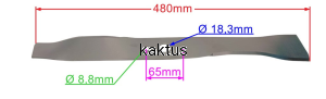 LISTWA TNĄCA 480 MM CASTEL NG504 GARDEN MIELĄCY ZA
