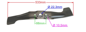 LISTWA TNĄCA 533MM HONDA HRX217 ZAMIENNIK