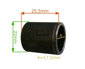 TULEJKA 107M 25,5MM AGREGAT KOS.