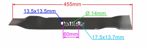 LISTWA TNĄCA 455 MM KRYSIAK VEGA FAWORYT GYK46