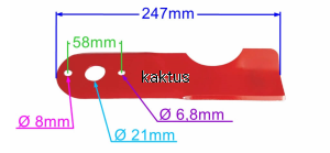LISTWA TNĄCA 247MM MTD ZAMIENNIK