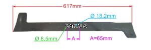 LISTWA TNĄCA 617 MM STIGA PRAWY ŁOPATY ZAMIENNIK
