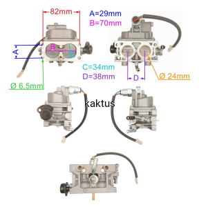GAŹNIK SILNIKA LONCIN 2P76F STIGA TRE635V