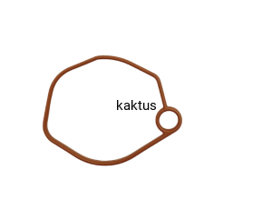 USZCZELKA GAŹNIKA SILNIKA LONCIN 1P65FE-2 1P65FE-2